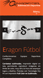 Mobile Screenshot of eragonfutbol.cl